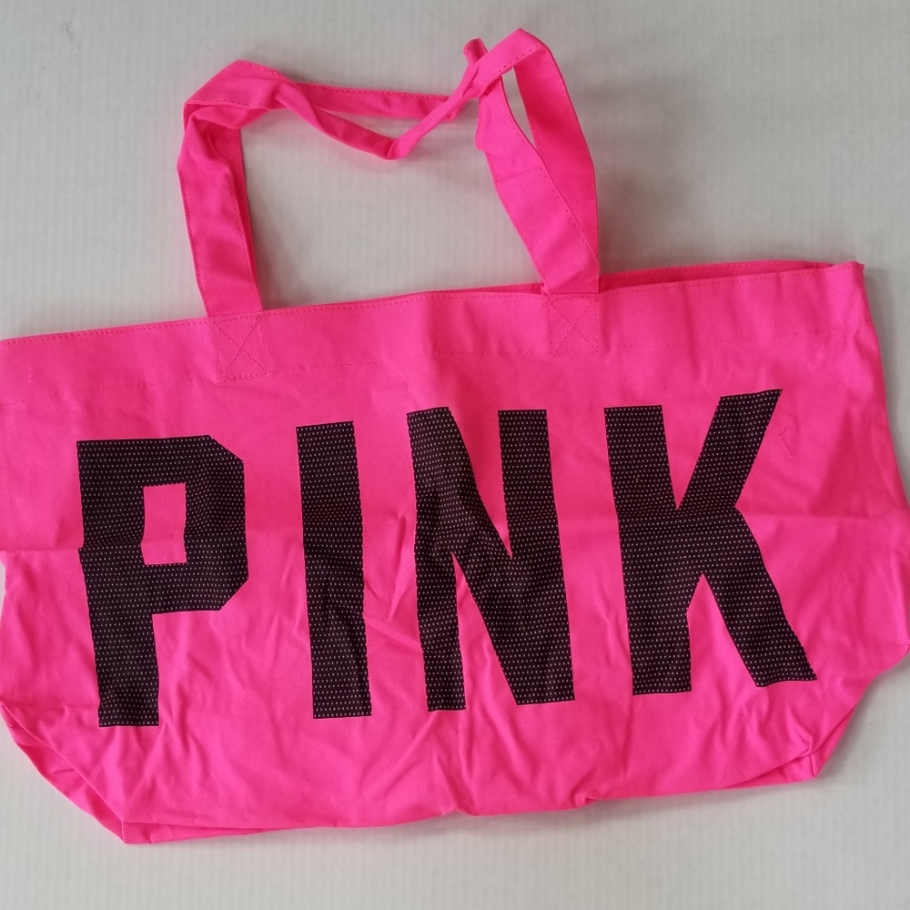 Victoria Secret Pink Tote Bag | Pink and Black